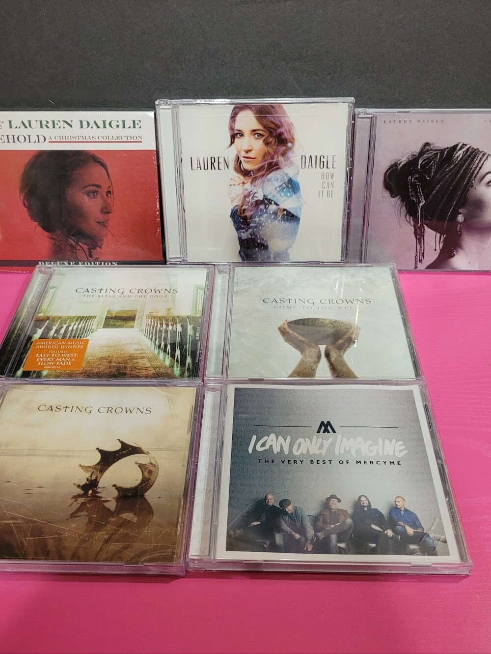 Bundle 7 Christian Artist CDs Lauren Daigle Casting Crowns Mercy Me (1698)